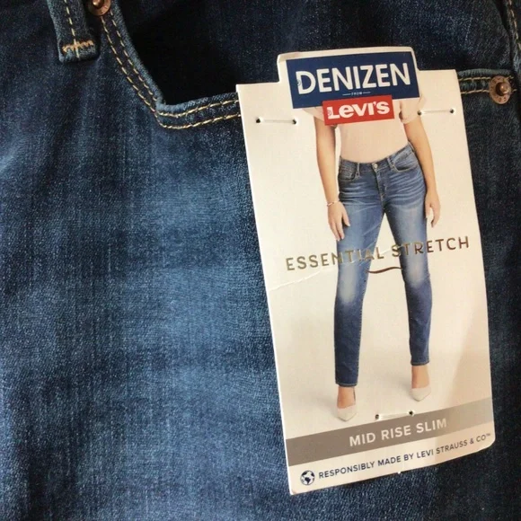 NWT Levi’s Denizen Jeans Size 18m Mis Rise Slim - Picture 2 of 6